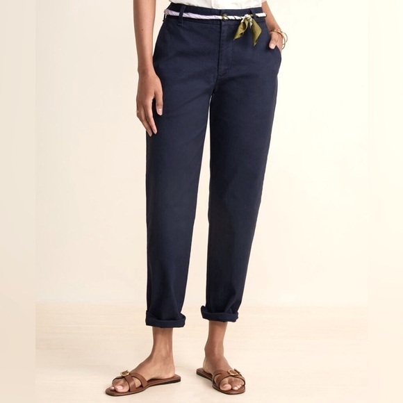 Mavi Selina Mid Rise Chino in wine twill - Picture 1 of 14